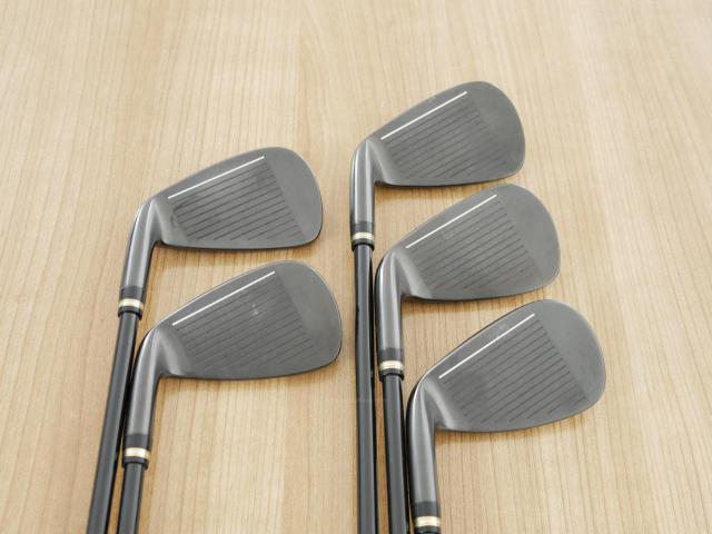 Iron set : Honma : ชุดเหล็ก Honma Beres 09 Forged Black (รุ่นล่าสุด ออกปี 2024 สวยมากๆ) มีเหล็ก 7-11 (5 ชิ้น เทียบเท่า 6-Pw) ก้าน ARMRQ FX Light Flex R