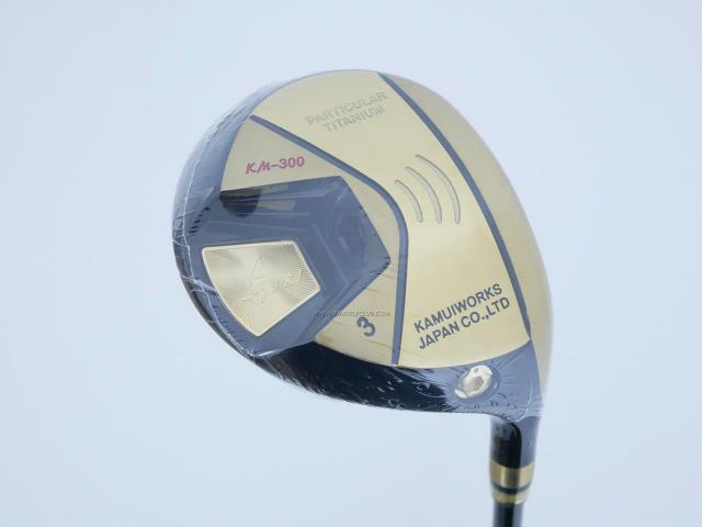 Fairway Wood : Kamui : **ของใหม่ ยังไม่แกะพลาสติก** หัวไม้ 3 Kamuiworks KM-300 (หน้าเด้ง มีสปริงข้างใน หายากมาก) Loft 15 ก้าน Fujikura Double Kick Flex SR