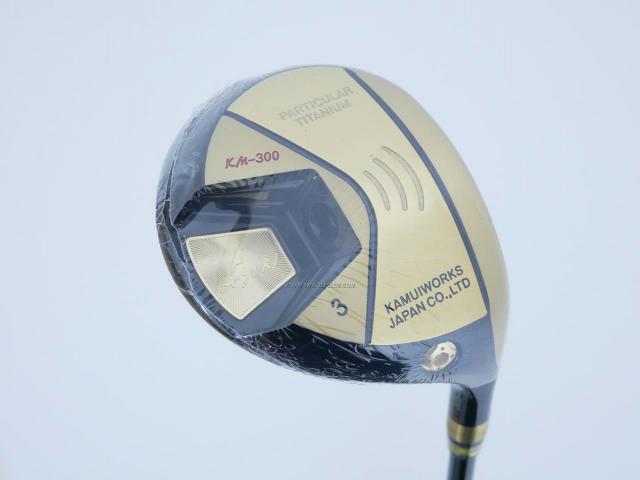 Fairway Wood : Kamui : **ของใหม่ ยังไม่แกะพลาสติก** หัวไม้ 3 Kamuiworks KM-300 (หน้าเด้ง มีสปริงข้างใน หายากมาก) Loft 15 ก้าน Fujikura Double Kick Flex SR