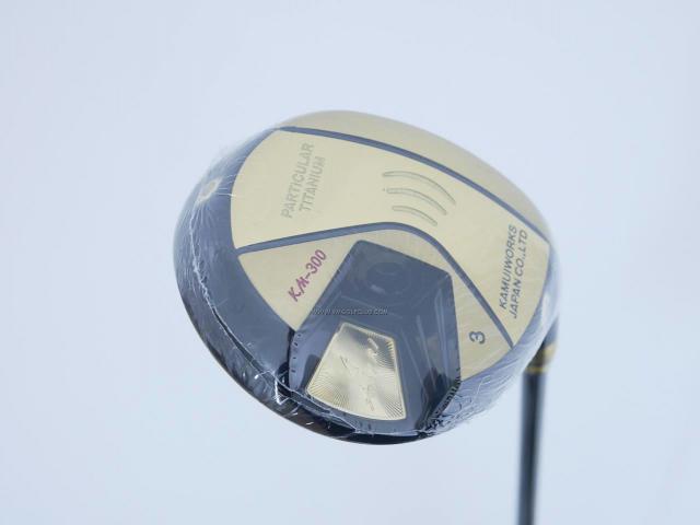 Fairway Wood : Kamui : **ของใหม่ ยังไม่แกะพลาสติก** หัวไม้ 3 Kamuiworks KM-300 (หน้าเด้ง มีสปริงข้างใน หายากมาก) Loft 15 ก้าน Fujikura Double Kick Flex SR