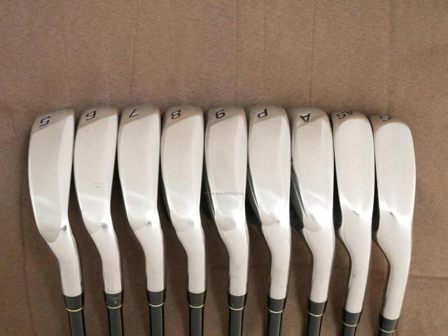 Iron set : Tsuruya : ชุดเหล็ก Tsuruya AXEL XP HM (หน้าเด้ง ตีไกลมากๆ) มีเหล็ก 5-Pw,Aw,As,Sw (9 ชิ้น) ก้านกราไฟต์ Flex R