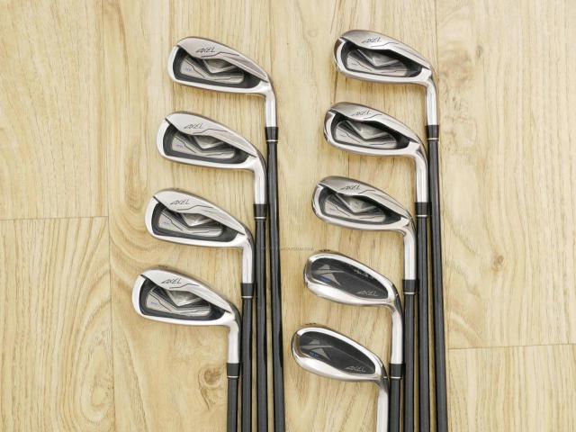 Iron set : Tsuruya : ชุดเหล็ก Tsuruya AXEL XP HM (หน้าเด้ง ตีไกลมากๆ) มีเหล็ก 5-Pw,Aw,As,Sw (9 ชิ้น) ก้านกราไฟต์ Flex R
