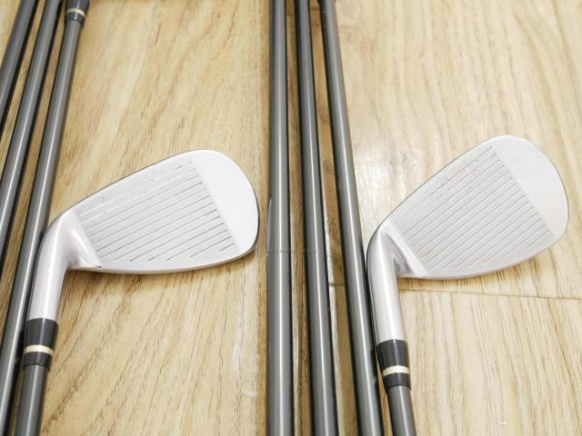 Iron set : Yamaha : ชุดเหล็ก Yamaha Inpres RMX UD+2 (ปี 2016 ตีไกลที่สุด ไกลกว่าเหล็กทั่วไป 2 เบอร์) มีเหล็ก 6-Pw,Aw,As,Sw (8 ชิ้น) ก้านกราไฟต์ Fujikura Motore Speeder 45i Flex R