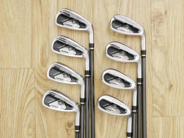 Iron set : Yamaha : ชุดเหล็ก Yamaha Inpres RMX UD+2 (ปี 2016 ตีไกลที่สุด ไกลกว่าเหล็กทั่วไป 2 เบอร์) มีเหล็ก 6-Pw,Aw,As,Sw (8 ชิ้น) ก้านกราไฟต์ Fujikura Motore Speeder 45i Flex R