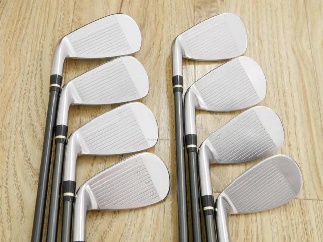 Iron set : Yamaha : ชุดเหล็ก Yamaha Inpres RMX UD+2 (ปี 2016 ตีไกลที่สุด ไกลกว่าเหล็กทั่วไป 2 เบอร์) มีเหล็ก 6-Pw,Aw,As,Sw (8 ชิ้น) ก้านกราไฟต์ Fujikura Motore Speeder 45i Flex R