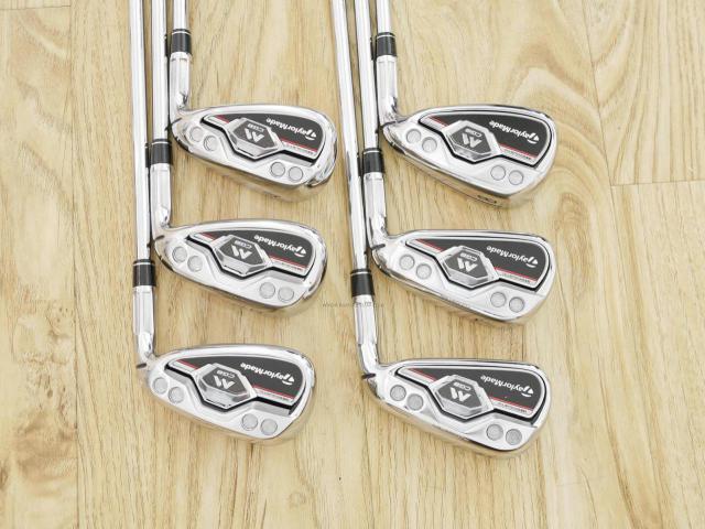 Iron set : Taylormade : ชุดเหล็ก Taylormade M CGB (หน้าเด้ง ตีไกลสุดๆ ง่ายมากๆ) มีเหล็ก 6-Pw,Aw (6 ชิ้น) ก้านเหล็ก NS Pro 840 Flex R