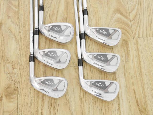 Iron set : Callaway : **ของใหม่ ยังไม่แกะพลาสติก** ชุดเหล็ก Callaway APEX Forged (รุ่นปี 2022) มีเหล็ก 5-Pw (6 ชิ้น) ก้านเหล็ก NS Pro ZELOS 8 Flex S