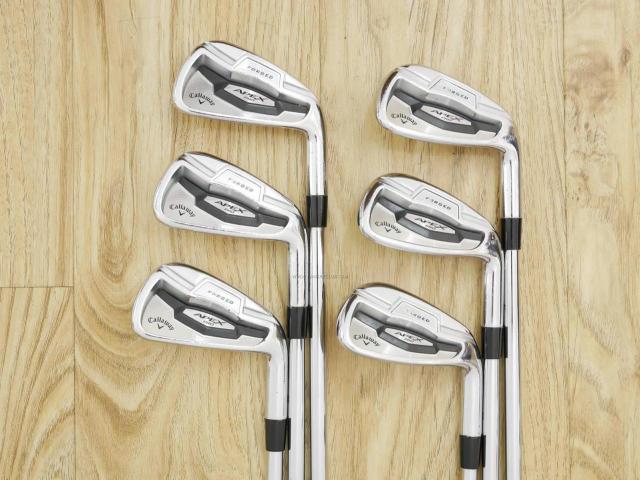 Iron set : Callaway : ชุดเหล็ก Callaway APEX Pro Forged (ออกปี 2016) มีเหล็ก 5-Pw (6 ชิ้น) ก้านเหล็ก Shimada NINE Flex R