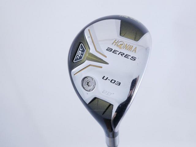 Fairway Wood : Honma : ไม้กระเทย Honma Beres U-03 (ปี 2016) Loft 22 ก้าน ARMRQ 8 (45) Flex R (2 ดาว)