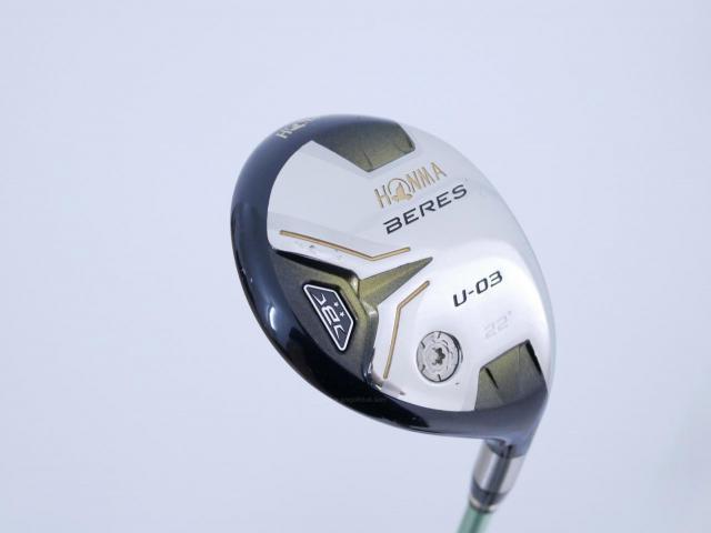 Fairway Wood : Honma : ไม้กระเทย Honma Beres U-03 (ปี 2016) Loft 22 ก้าน ARMRQ 8 (45) Flex R (2 ดาว)