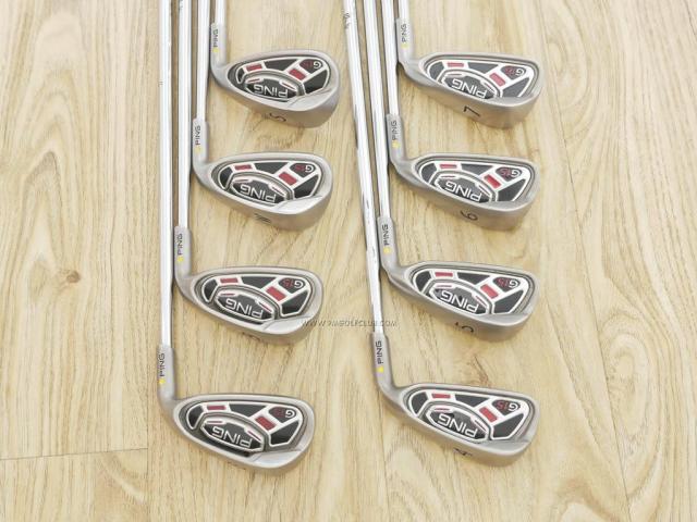 Iron set : Ping : ชุดเหล็ก Ping G15 มีเหล็ก 4-Pw,Sw (8 ชิ้น) ก้านเหล็ก Flex S