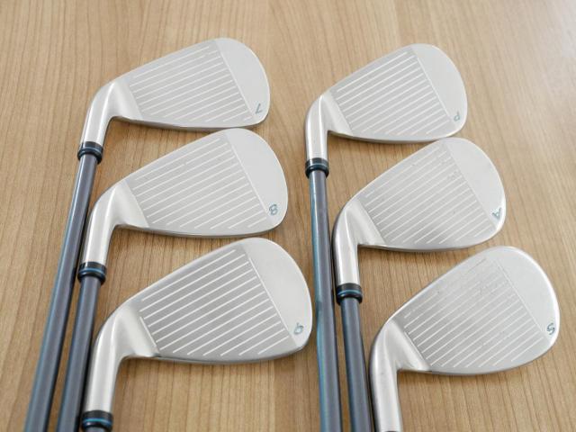 Lady club : All : ชุดเหล็ก PRGR Sweep CT-11 (ตีง่ายมาก) มีเหล็ก 7-Pw,Aw,Sw (6 ชิ้น) ก้านกราไฟต์ Flex L (M-30)