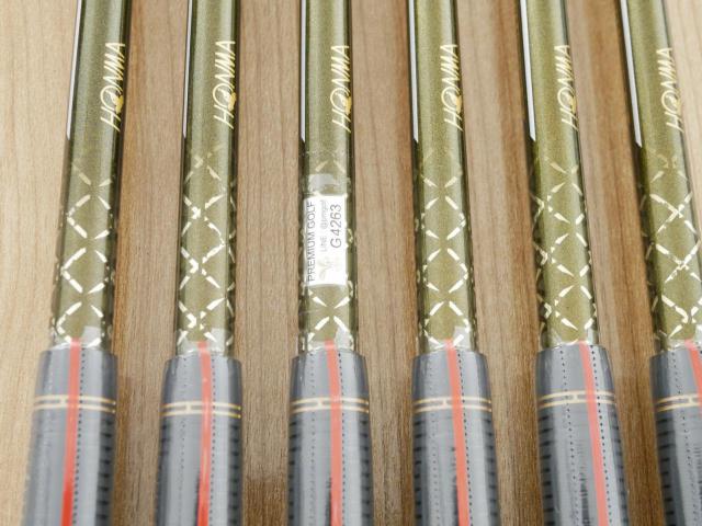 Iron set : Honma : **ก้าน 3 ดาว ของใหม่ ยังไม่แกะพลาสติก** ชุดเหล็ก Honma Beres 09 Forged (รุ่นล่าสุด ออกปี 2024 สวยมากๆ) มีเหล็ก 6-11 (6 ชิ้น เทียบเท่า 5-Pw) ก้าน ARMRQ FX Flex R (3 ดาว)