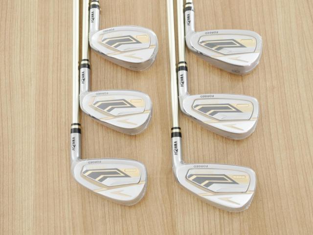 Iron set : Honma : **ก้าน 3 ดาว ของใหม่ ยังไม่แกะพลาสติก** ชุดเหล็ก Honma Beres 09 Forged (รุ่นล่าสุด ออกปี 2024 สวยมากๆ) มีเหล็ก 6-11 (6 ชิ้น เทียบเท่า 5-Pw) ก้าน ARMRQ FX Flex R (3 ดาว)