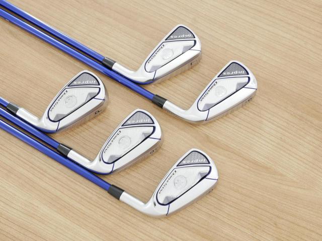 Iron set : Yamaha : ชุดเหล็ก Yamaha Inpres DriveStar (ออกปี 2023 ตีไกลที่สุด ไกลกว่าเหล็กทั่วไป 2 เบอร์ หน้าเด้งมากๆ) มีเหล็ก 6-Pw (5 ชิ้น) ก้านกราไฟต์ Fujikura Speeder NX M423i 