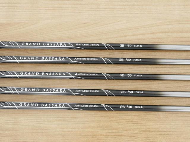 Iron set : Other Brand : ชุดเหล็ก Ryoma DSI (ตีง่ายมาก ไกลมากๆ หายากสุดๆ) มีเหล็ก 7-Pw,Aw (5 ชิ้น) ก้านกราไฟต์ Mitsubishi Grand Bassara GB i50 Flex R