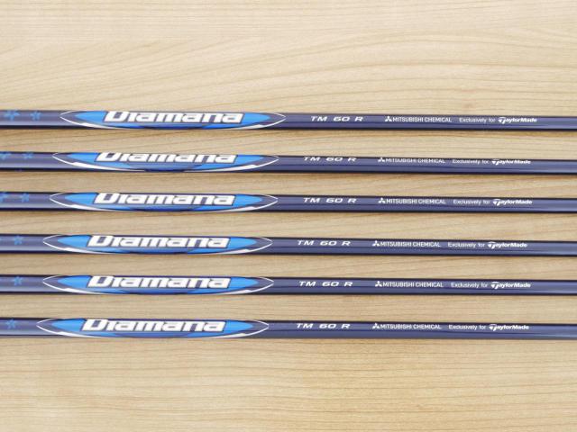 Iron set : Taylormade : ชุดเหล็ก Taylormade Qi (รุ่นล่าสุด ออกปี 2024 Japan Spec.) มีเหล็ก 5-Pw (6 ชิ้น) ก้านกราไฟต์ Mitsubishi Diamana TM60 Flex R