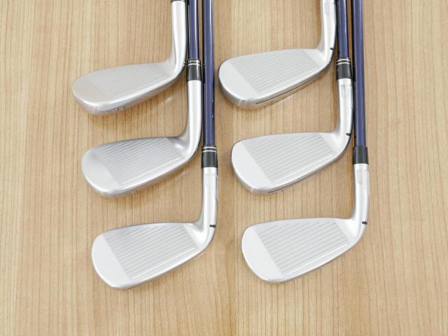 Iron set : Taylormade : ชุดเหล็ก Taylormade Qi (รุ่นล่าสุด ออกปี 2024 Japan Spec.) มีเหล็ก 5-Pw (6 ชิ้น) ก้านกราไฟต์ Mitsubishi Diamana TM60 Flex R