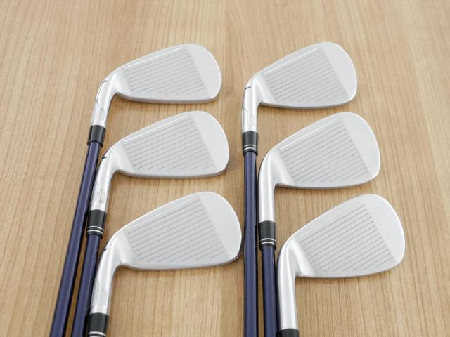 Iron set : Taylormade : ชุดเหล็ก Taylormade Qi (รุ่นล่าสุด ออกปี 2024 Japan Spec.) มีเหล็ก 5-Pw (6 ชิ้น) ก้านกราไฟต์ Mitsubishi Diamana TM60 Flex R