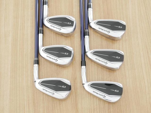 Iron set : Taylormade : ชุดเหล็ก Taylormade Qi (รุ่นล่าสุด ออกปี 2024 Japan Spec.) มีเหล็ก 5-Pw (6 ชิ้น) ก้านกราไฟต์ Mitsubishi Diamana TM60 Flex R