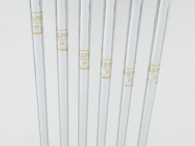 Iron set : Taylormade : ชุดเหล็ก Taylormade Gloire G (รุ่นท๊อปสุด ตีไกลมากๆ เหล็ก 7 Loft 26.5 หน้าเด้ง) มีเหล็ก 6-Pw,Aw (6 ชิ้น) ก้านเหล็ก NS Pro 830 Flex S