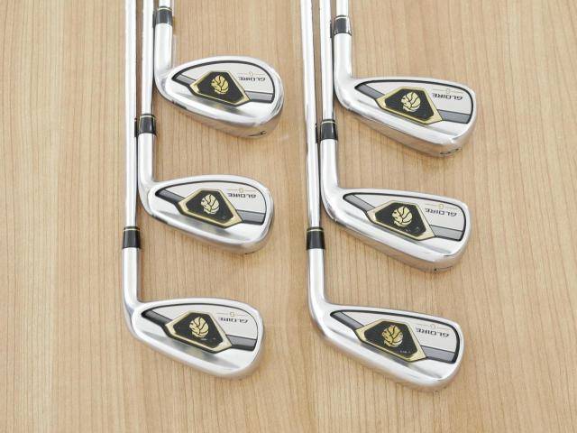 Iron set : Taylormade : ชุดเหล็ก Taylormade Gloire G (รุ่นท๊อปสุด ตีไกลมากๆ เหล็ก 7 Loft 26.5 หน้าเด้ง) มีเหล็ก 6-Pw,Aw (6 ชิ้น) ก้านเหล็ก NS Pro 830 Flex S