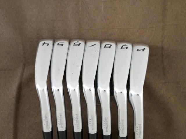 Iron set : Bridgestone : ชุดเหล็ก Bridgestone J15 DPF Forged (นุ่มแน่น) มีเหล็ก 4-Pw (7 ชิ้น) ก้านกราไฟต์ Tour AD Flex S