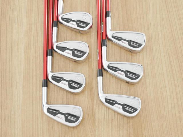 Iron set : Bridgestone : ชุดเหล็ก Bridgestone J15 DPF Forged (นุ่มแน่น) มีเหล็ก 4-Pw (7 ชิ้น) ก้านกราไฟต์ Tour AD Flex S