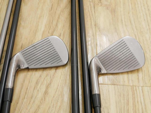 Iron set : Callaway : ชุดเหล็ก Callaway APEX Pro Forged Black (ออกปี 2019) มีเหล็ก 4-Pw (7 ชิ้น) ก้านกราไฟต์ Mitsubishi MMT 95 Flex S