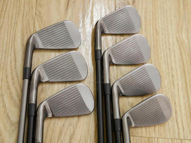Iron set : Callaway : ชุดเหล็ก Callaway APEX Pro Forged Black (ออกปี 2019) มีเหล็ก 4-Pw (7 ชิ้น) ก้านกราไฟต์ Mitsubishi MMT 95 Flex S