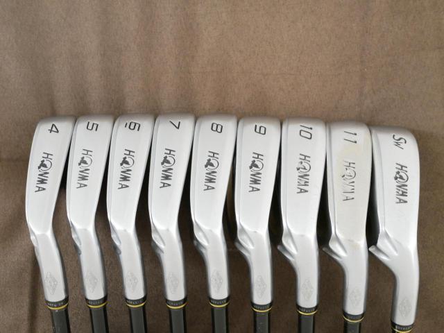 Iron set : Honma : ชุดเหล็ก Honma Beres MG703 (หน้าเด้ง) มีเหล็ก 4-11,Sw (9 ชิ้น เทียบเท่า 3-Pw,Sw) ก้าน ARMRQ UD49 Flex R (1 ดาว)
