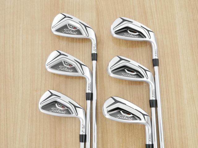 Iron set : Titleist : ชุดเหล็ก Titleist VG3 Type D Forged (รุ่นปี 2019 Japan Spec. ตีง่ายและไกลที่สุดของ Titleist) มีเหล็ก 6-Pw,Aw (6 ชิ้น) ก้านเหล็ก NS Pro Zelos 8 Flex S