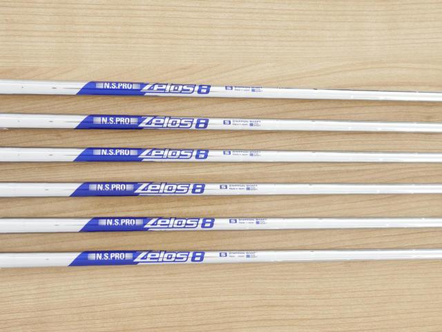 Iron set : Titleist : ชุดเหล็ก Titleist VG3 Type D Forged (รุ่นปี 2019 Japan Spec. ตีง่ายและไกลที่สุดของ Titleist) มีเหล็ก 6-Pw,Aw (6 ชิ้น) ก้านเหล็ก NS Pro Zelos 8 Flex S