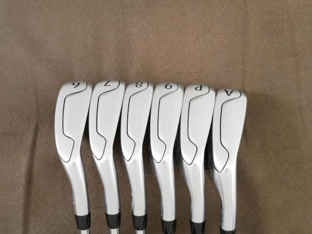 Iron set : Titleist : ชุดเหล็ก Titleist VG3 Type D Forged (รุ่นปี 2019 Japan Spec. ตีง่ายและไกลที่สุดของ Titleist) มีเหล็ก 6-Pw,Aw (6 ชิ้น) ก้านเหล็ก NS Pro Zelos 8 Flex S