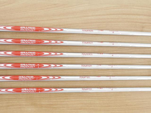 Iron set : Taylormade : ชุดเหล็ก Taylormade P790 (ตัวท้อปสุด ออกปี 2019) มีเหล็ก 5-Pw (6 ชิ้น) ก้านเหล็ก NS Pro Modus 105 Flex S