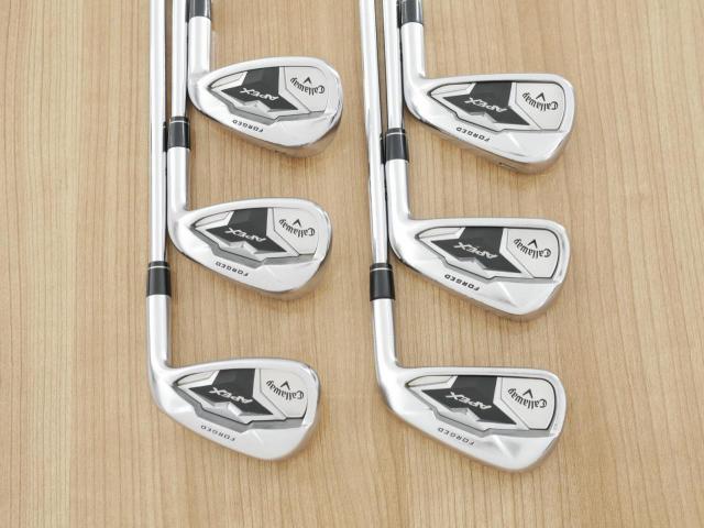 Iron set : Callaway : ชุดเหล็ก Callaway APEX Forged (ออกปี 2019) มีเหล็ก 5-Pw (6 ชิ้น) ก้านเหล็ก NS Pro Modus 105 Flex S