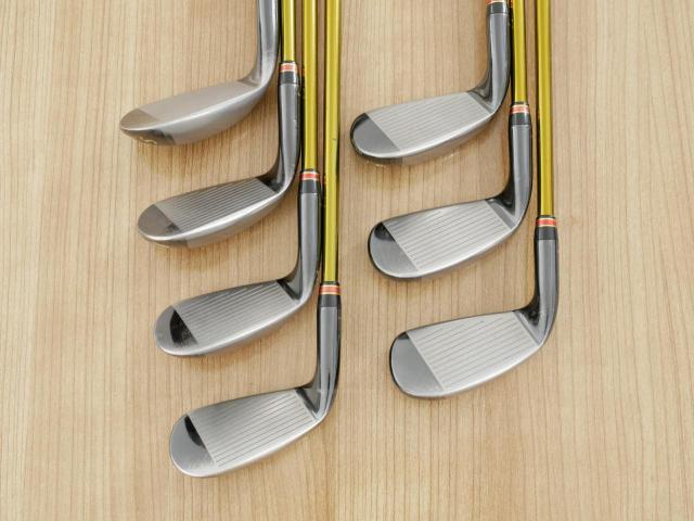 Iron set : Tsuruya : ชุดเหล็ก Tsuruya AXEL Gold Premium IV (รุ่นปี 2021 ของใหม่ 7 หมื่นกว่าบาท หน้าเด้งสุดๆ ไกลสุดๆๆ) มีเหล็ก 7-Pw,Aw,As,Sw (7 ชิ้น ครบเซ็ต) ก้านกราไฟต์ Flex R