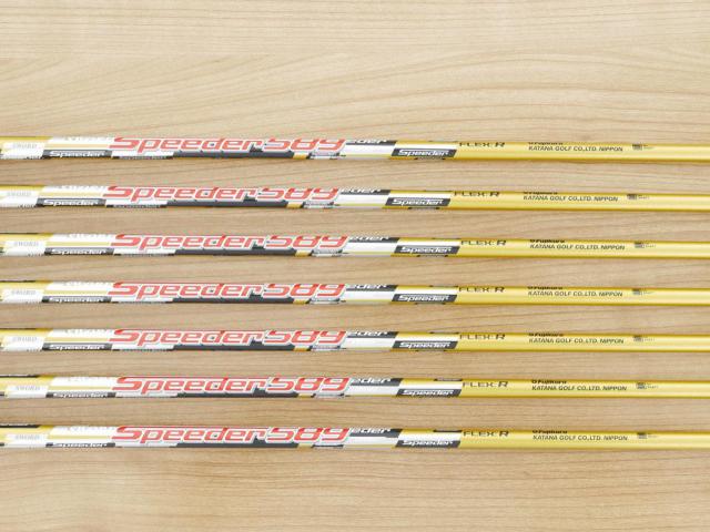 Iron set : Katana : ชุดเหล็ก Katana Sword ATC-589 (ตีง่าย ไกล) มีเหล็ก 6-Pw,Aw,Sw (7 ชิ้น) ก้าน Speeder 589 Flex R