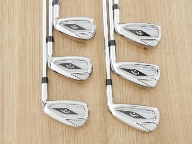 Iron set : Callaway : ชุดเหล็ก Callaway Paradym Ai Smoke HL (ออกปี 2024 ตีง่ายมาก ไกล Japan Spec.) มีเหล็ก 6-Pw,Aw (6 ชิ้น) ก้านเหล็ก NS Pro ZELOS 7 Flex S