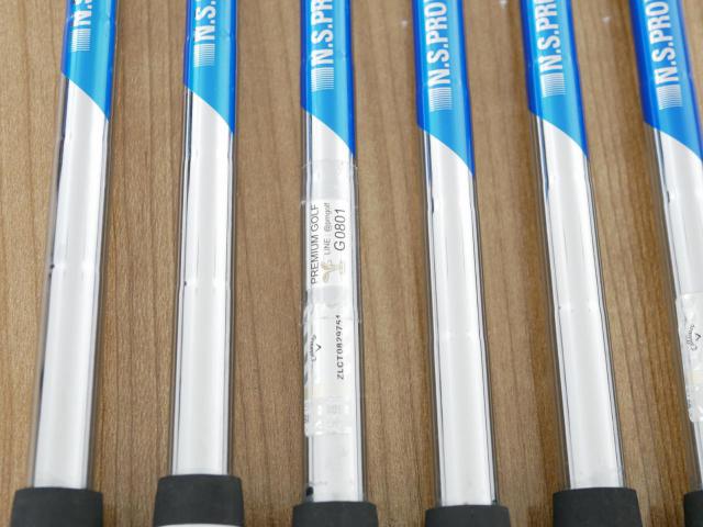 Iron set : Callaway : ชุดเหล็ก Callaway Paradym Ai Smoke HL (ออกปี 2024 ตีง่ายมาก ไกล Japan Spec.) มีเหล็ก 6-Pw,Aw (6 ชิ้น) ก้านเหล็ก NS Pro ZELOS 7 Flex S