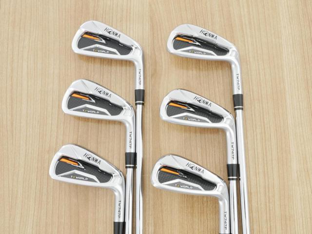 Iron set : Honma : ชุดเหล็ก Honma Tour World TW747P (ออกปี 2019) มีเหล็ก 5-10 (6 ชิ้น) ก้านเหล็ก NS Pro 950 Flex S