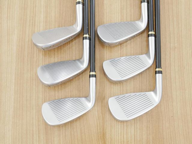 Iron set : Honma : **ตุ้มน้ำหนักหลุด** ชุดเหล็ก Honma Beres IS-01 (หน้าเด้ง Maraging) มีเหล็ก 6-11 (6 ชิ้น เทียบเท่า 5-Pw) ก้าน ARMRQ 6 (54) Flex R (2 ดาว)