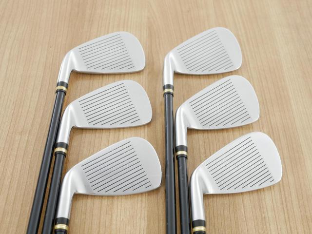 Iron set : Honma : **ตุ้มน้ำหนักหลุด** ชุดเหล็ก Honma Beres IS-01 (หน้าเด้ง Maraging) มีเหล็ก 6-11 (6 ชิ้น เทียบเท่า 5-Pw) ก้าน ARMRQ 6 (54) Flex R (2 ดาว)