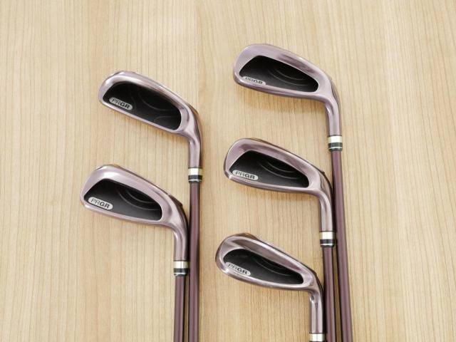 Lady club : All : ชุดเหล็กกระเทย PRGR Egg PC-01 มีเหล็ก 7-Pw,Sw (5 ชิ้น) ก้านกราไฟต์ Flex L (M-30)