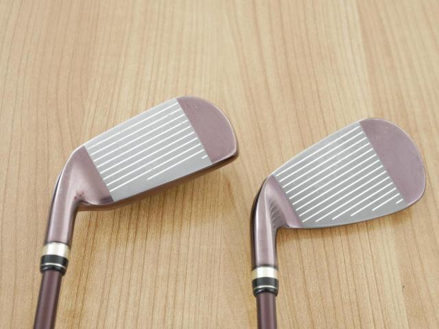 Lady club : All : ชุดเหล็กกระเทย PRGR Egg PC-01 มีเหล็ก 7-Pw,Sw (5 ชิ้น) ก้านกราไฟต์ Flex L (M-30)