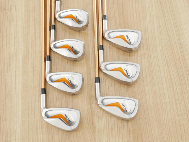 Iron set : Katana : ชุดเหล็ก Katana Sword PTC-88 (ตีง่าย) มีเหล็ก 6-Pw,Aw,Sw (7 ชิ้น) ก้านกราไฟต์ Fujikura Speeder 589 Flex R