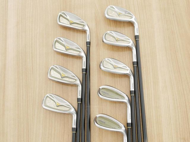 Iron set : Tsuruya : ชุดเหล็ก Tsuruya AXEL GX MM (หน้าเด้ง เบา อ่อน เหมาะกับซีเนียร์) มีเหล็ก 5-Pw,Aw,As,Sw (9 ชิ้น) ก้านกราไฟต์ Flex R