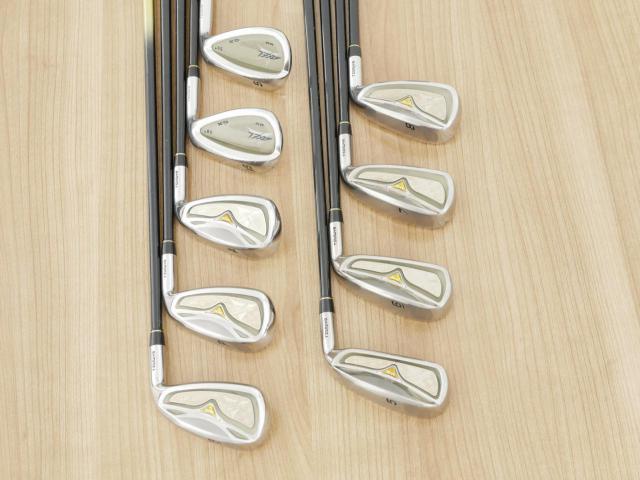 Iron set : Tsuruya : ชุดเหล็ก Tsuruya AXEL GX MM (หน้าเด้ง เบา อ่อน เหมาะกับซีเนียร์) มีเหล็ก 5-Pw,Aw,As,Sw (9 ชิ้น) ก้านกราไฟต์ Flex R