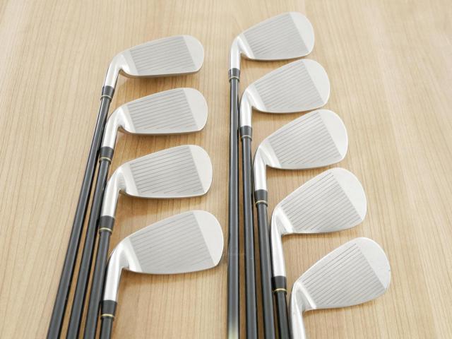 Iron set : Tsuruya : ชุดเหล็ก Tsuruya AXEL GX MM (หน้าเด้ง เบา อ่อน เหมาะกับซีเนียร์) มีเหล็ก 5-Pw,Aw,As,Sw (9 ชิ้น) ก้านกราไฟต์ Flex R