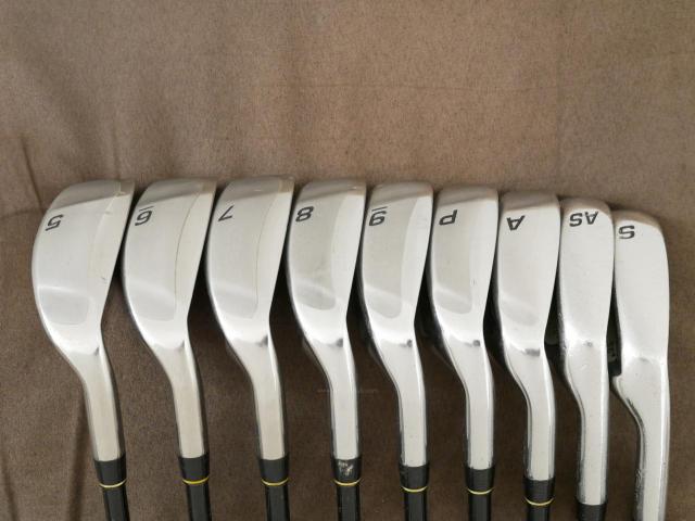 Iron set : Tsuruya : ชุดเหล็ก Tsuruya AXEL GX MM (หน้าเด้ง เบา อ่อน เหมาะกับซีเนียร์) มีเหล็ก 5-Pw,Aw,As,Sw (9 ชิ้น) ก้านกราไฟต์ Flex R